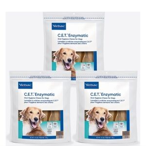 C.E.T. Enzymatic Oral Hygiene Chews for Dogs - Cream